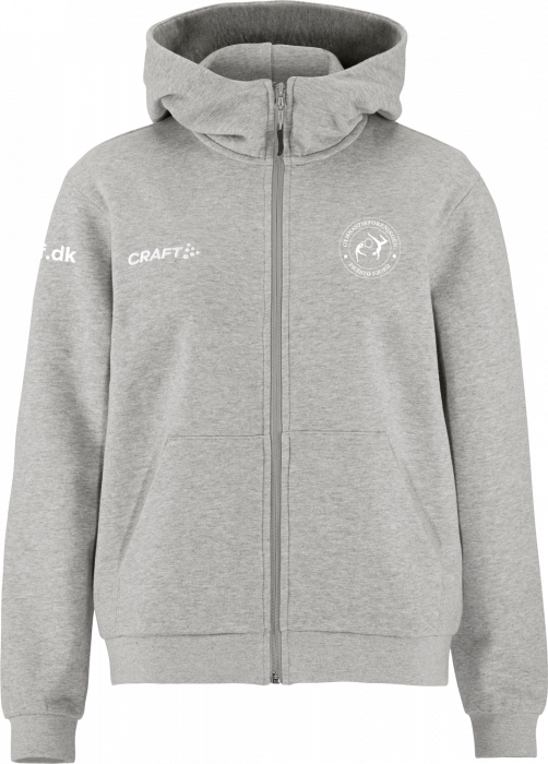 Craft - Gpf Hoodie W. Zip Women - Grå Melange DK