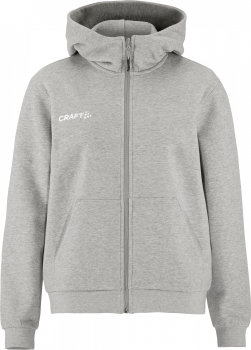 Craft - Gpf Hoodie W. Zip Women - Grå Melange DK