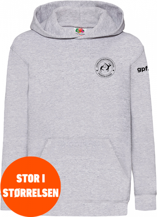 Fruit of the loom - Gpf Classic Hoodie Kids - Heather Grey